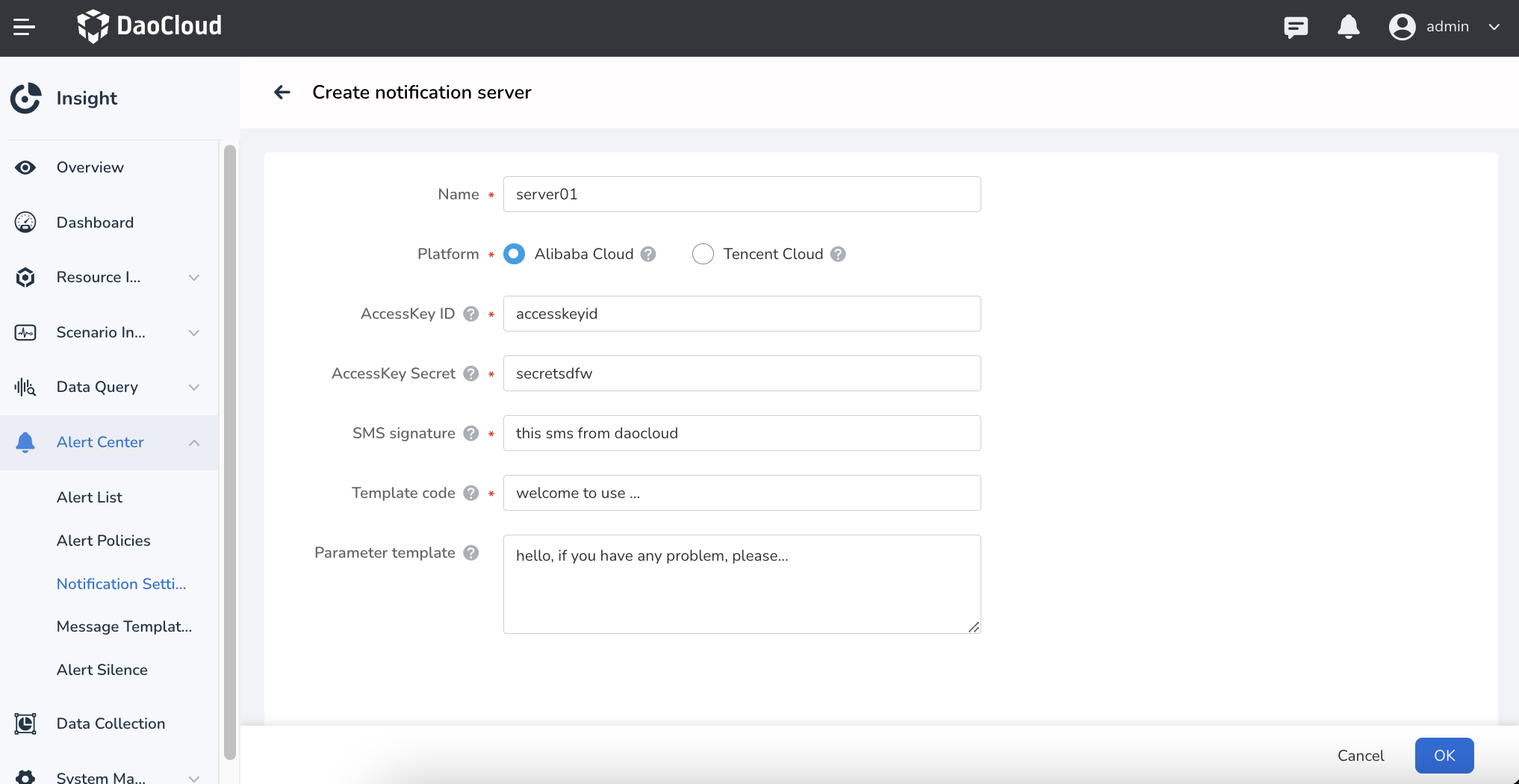 Notification Server