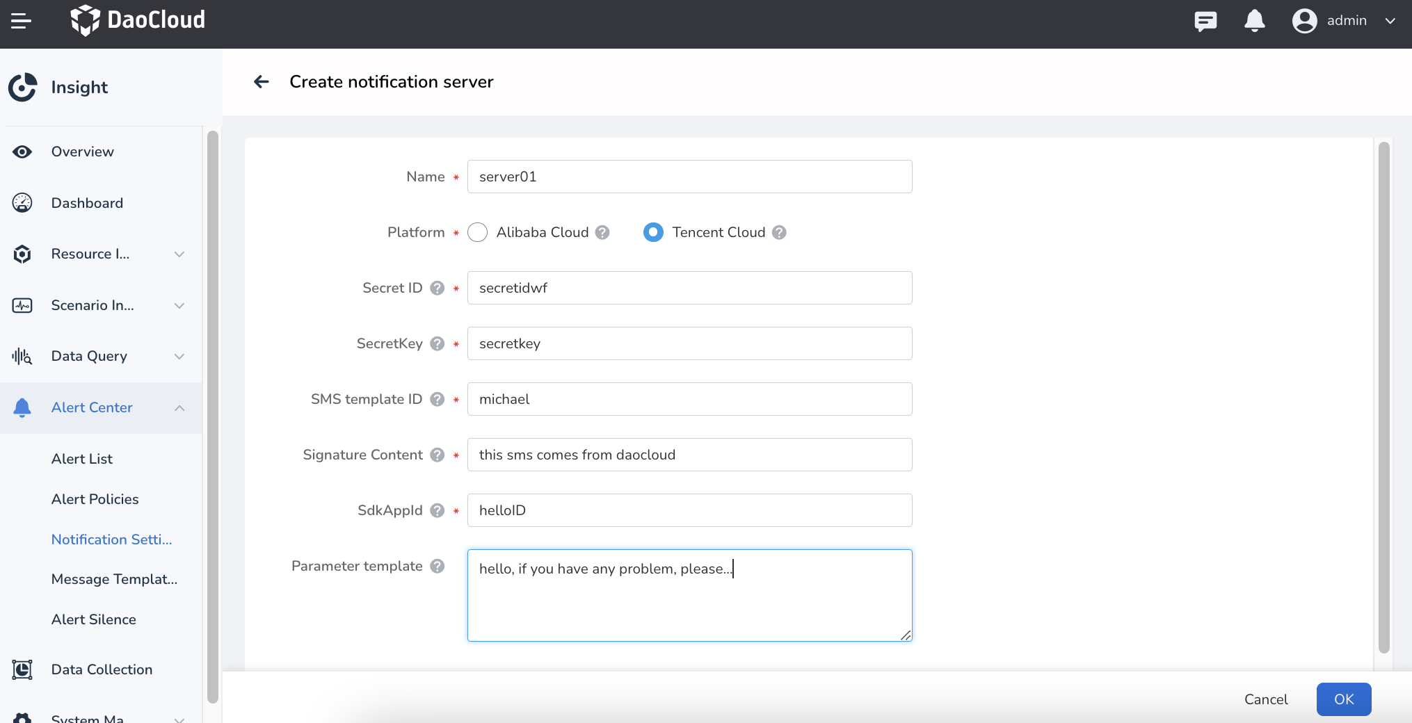 Notification Server