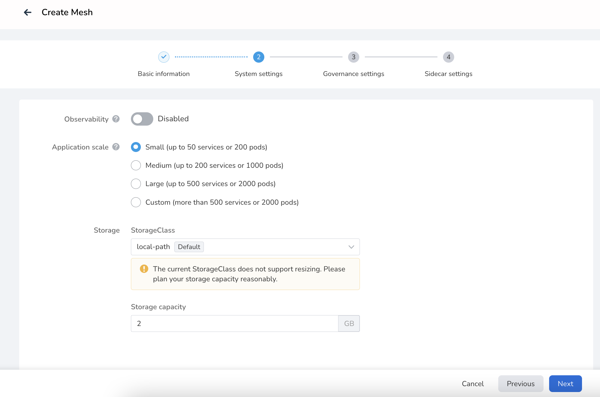System Settings