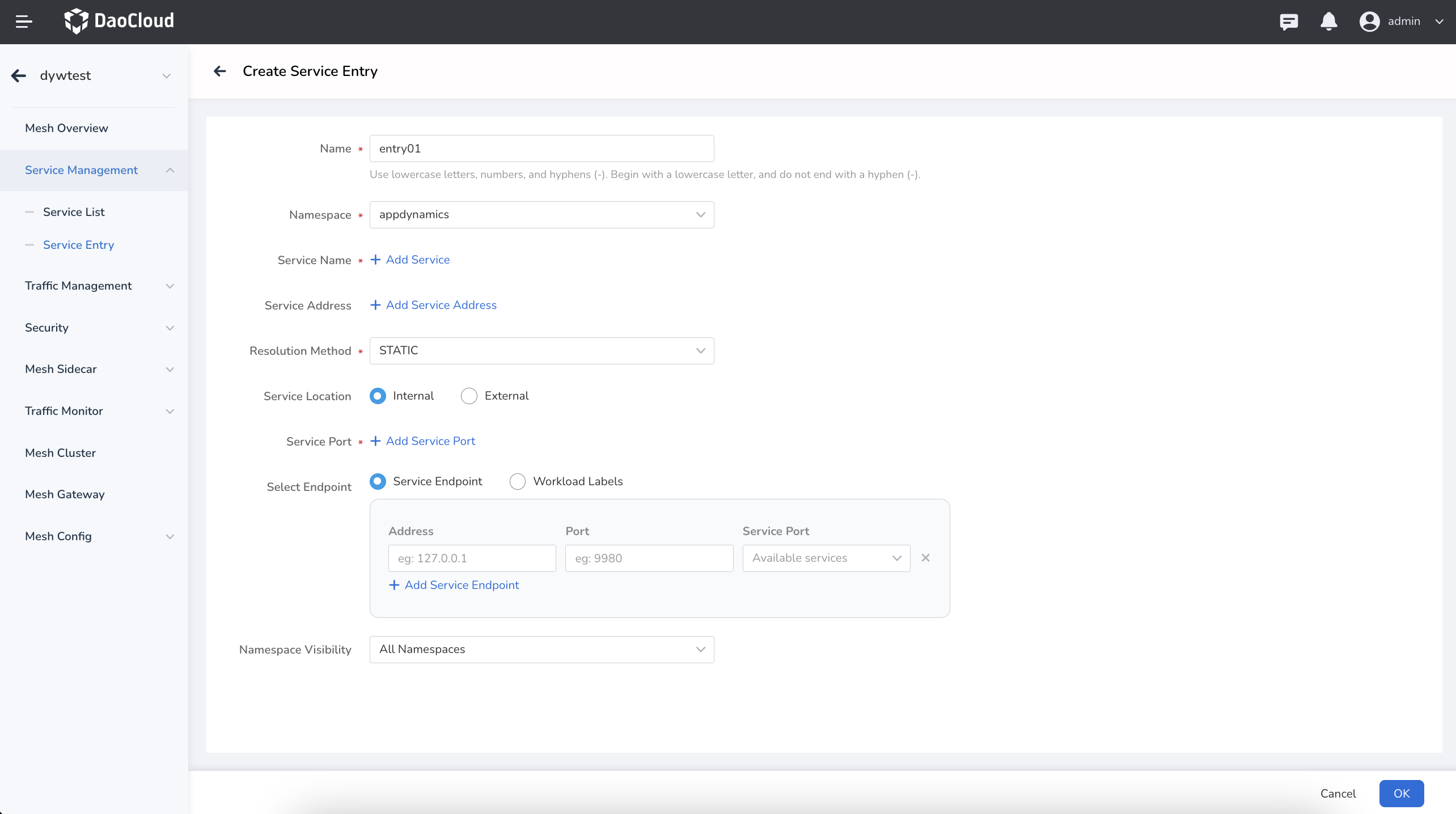 Configure Parameters