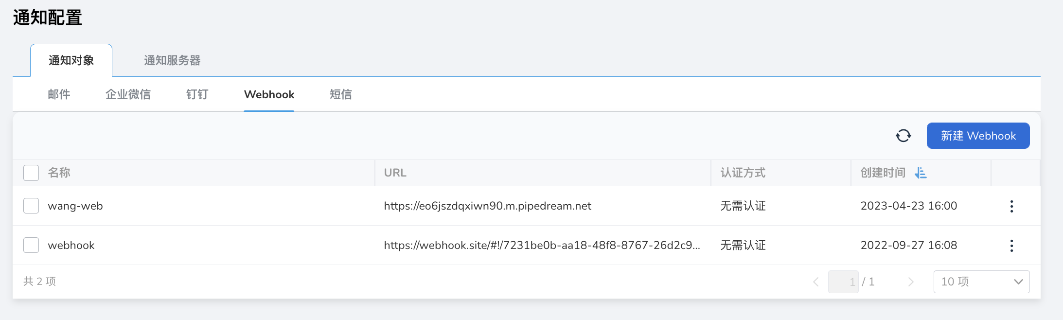 webhook